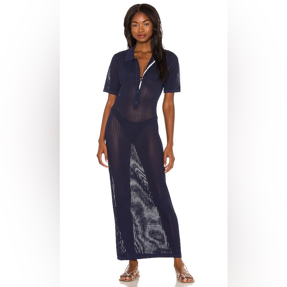 SOLID & STRIPED Navy Polo Leigh Dress